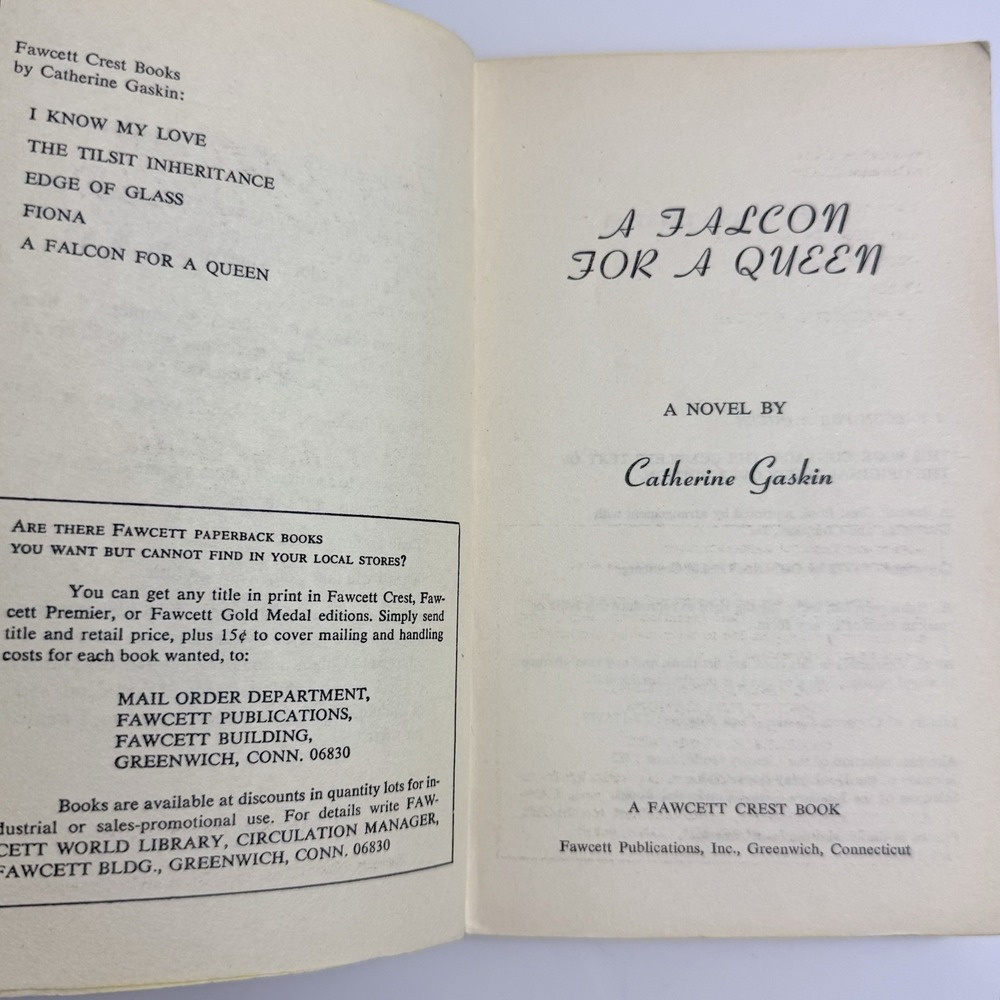 Catherine Gaskin Vintage Romantic Suspense 2 Paperback Lot Falcon Devlin 1st PB - Picture 9 of 15